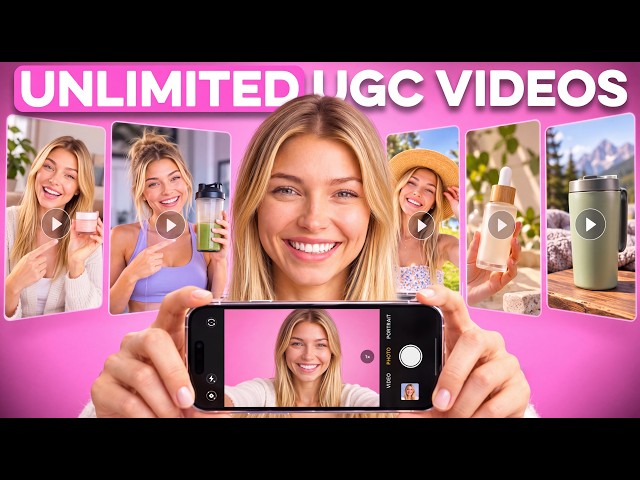 How I Generate BULK AI UGC Ads with One Image!