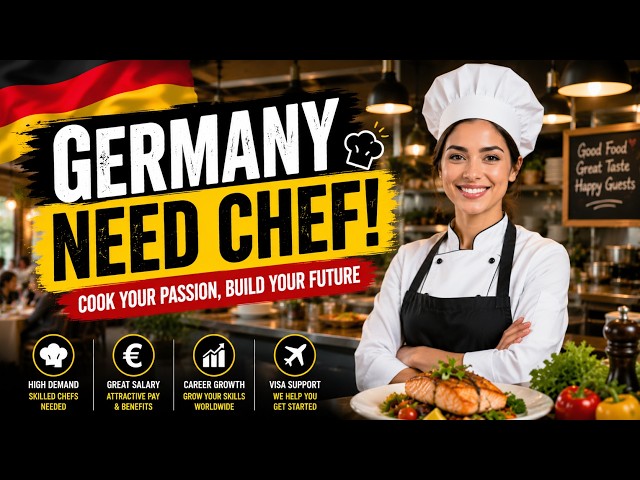Chef Jobs in Germany 🇩🇪 | Salary, Visa & How to Apply