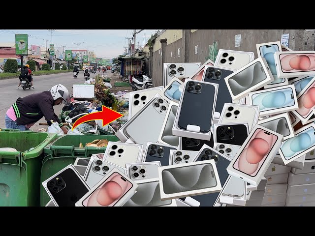 Good Time🥰! Found iPhone 15 Pro Max - iPhone 15 Series & And More.. Restore iPhone Xr From Rubbish!