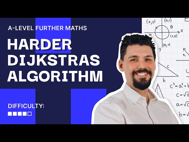 HARDER Dijkstras Algorithm Question | A Level Further Maths