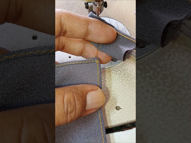 Tips for sewing small hems using a special foot #sewing #sewingtips #sewingtutorial