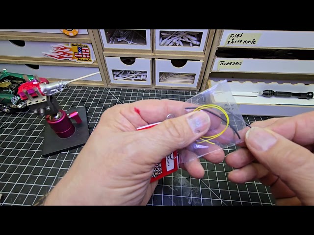 How I put in plug wires on an engine.