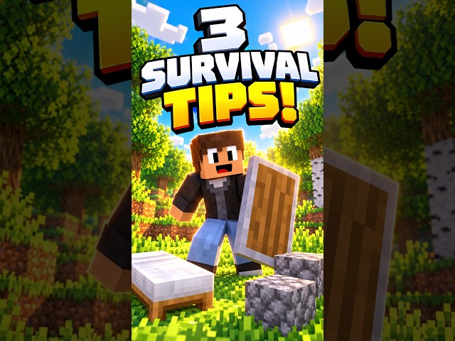 3 Minecraft Survival Tips for Your Next World