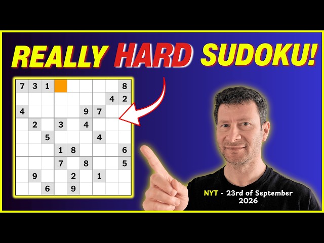 How to Solve a Hard Sudoku - With One Technique! (for beginners)