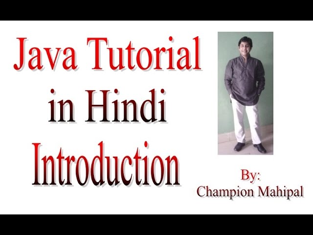 Java Tutorial Learn in Hindi 1 Java Introduction