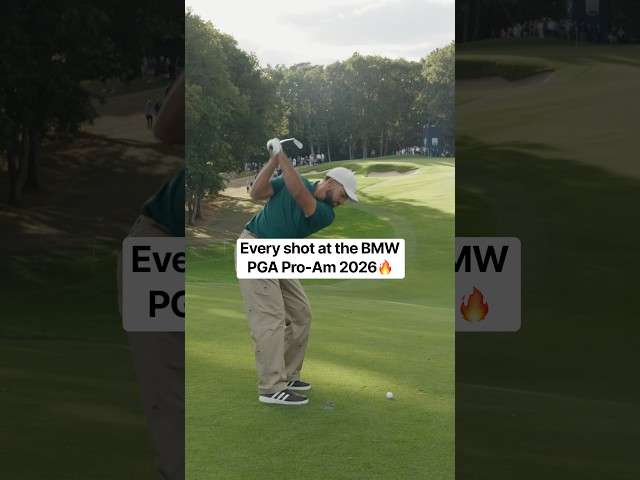 Every shot I hit at the BMW PGA-Pro Am 2026🔥