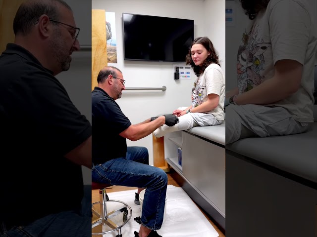 Prosthetic Socket Casting for Bilateral BK Amputee| Claire