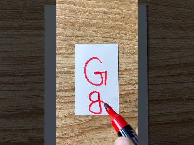 easy letter drawing G g