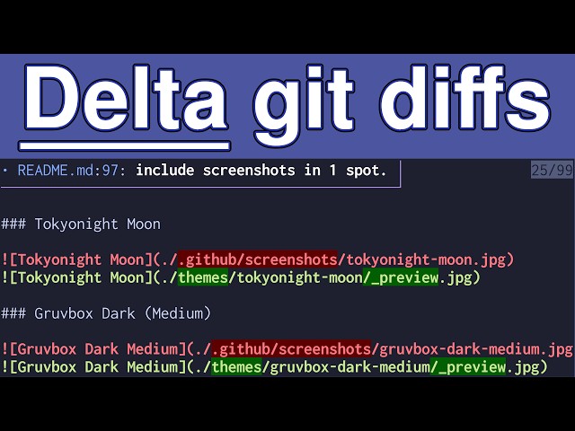 Awesome Git Diffs with Delta, fzf and a Little Shell Scripting
