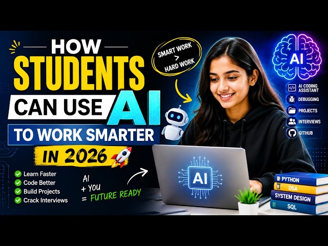 How Students Can Use AI in 2026 | Learn Faster, Code Better & Build More 🤖