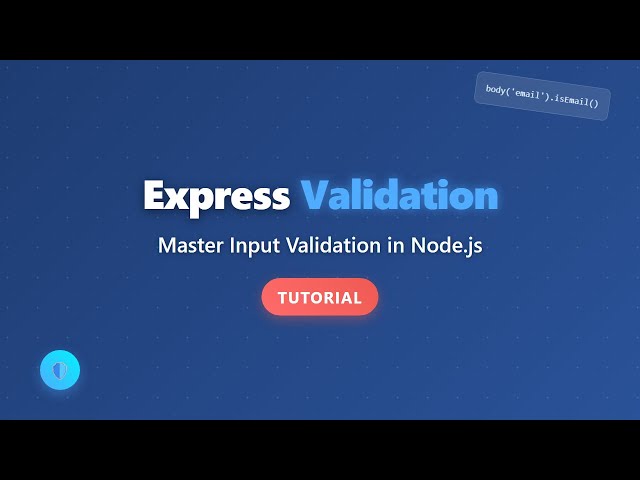 Express.js Validation: Beginner's Guide to Securing Your Apps! 🛡️