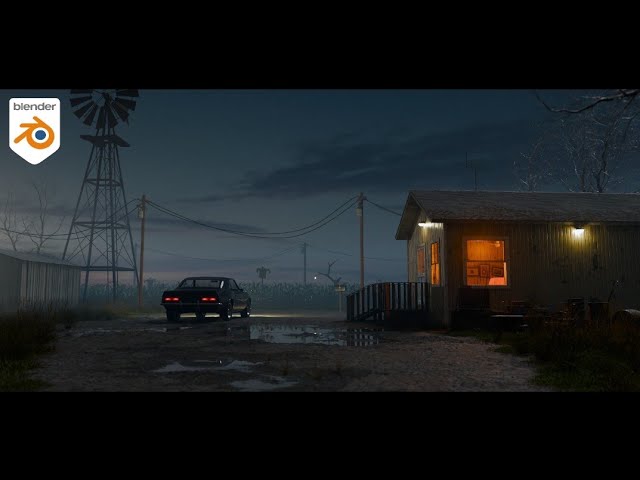 I Created A Cinematic Render in Blender 5.0 II #blender #video 
