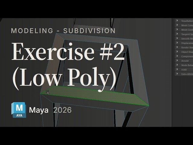 Subdivision Modeling Exercise #2 (Low Poly)
