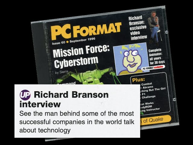 PC Format 60 September 1996 Richard Branson Interview