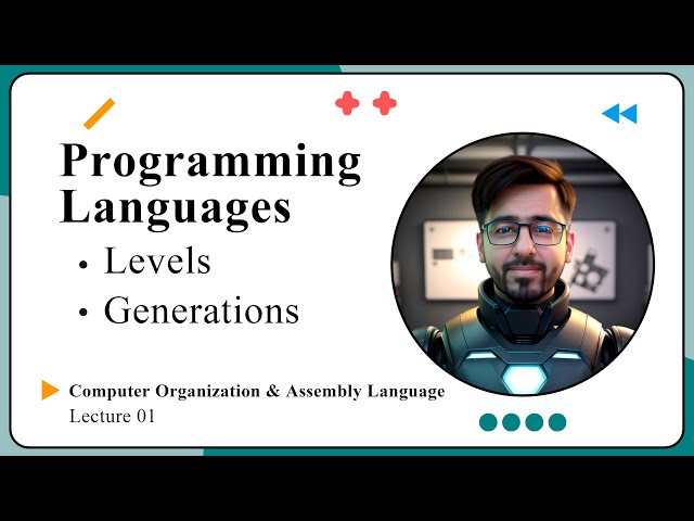 Lecture 01: Programming Language Levels & Generations