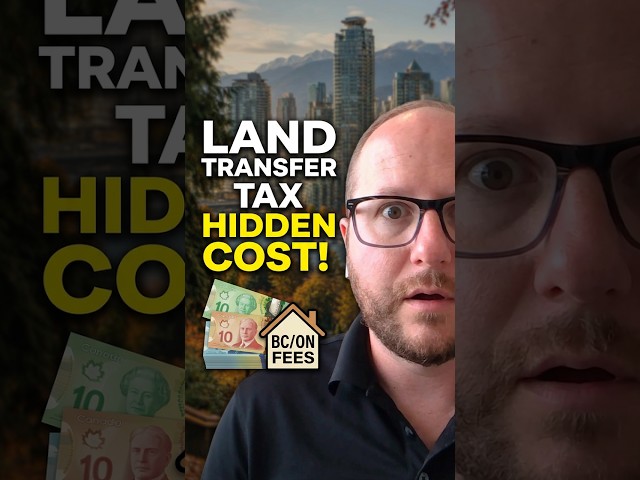 What nobody tells you about Canadian land transfer taxes #realestate #canada #tips