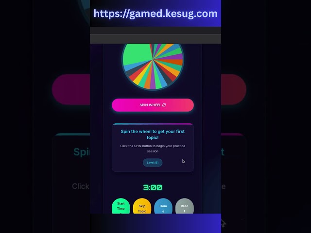 The Spinning-Wheel Communication Game for English Learners | Fun ESL/EFL Classroom Activity 🎡✨