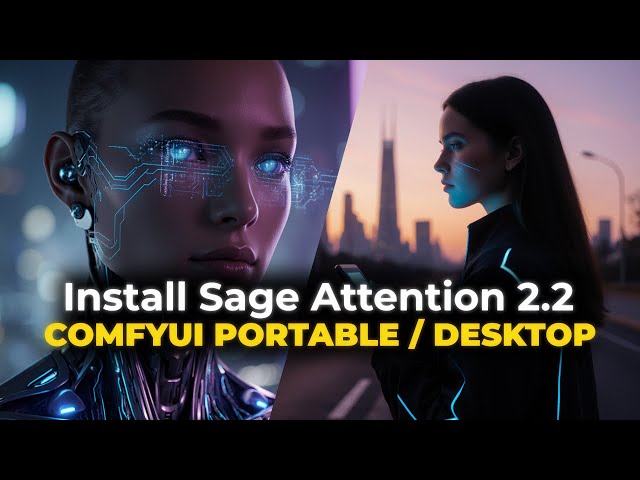 How To Install Sage Attention 2.2 On ComfyUI Portable And Desktop Version