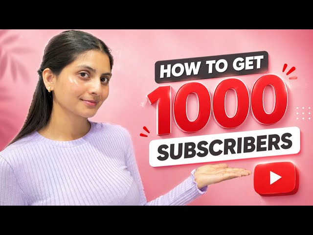 How to Get First 1000 Subscribers on YouTube in 30 Days ⁉️(Beginner Strategy 2026)