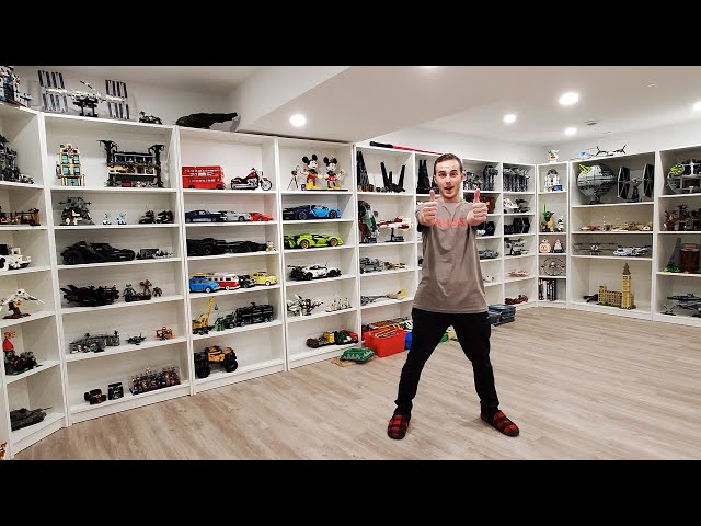 My Entire LEGO Collection in the New Room