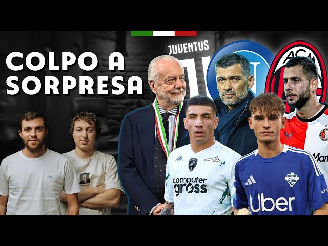 💣🇮🇹 COLPO NAPOLI! NICO PAZ, SORPRESA HANCKO, IL FUTURO DI CONCEICAO…