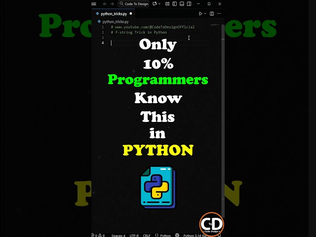 Only 10% Programmers Know This Trick In Python #python #programming #coding