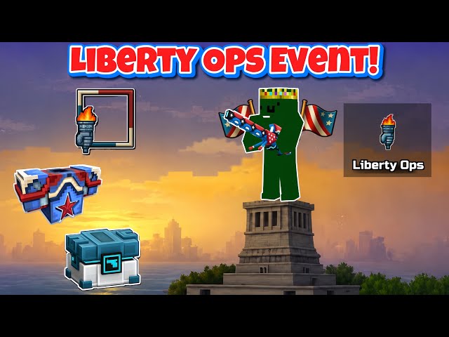 Finishing the new Liberty Ops event in Pixel Gun 3D