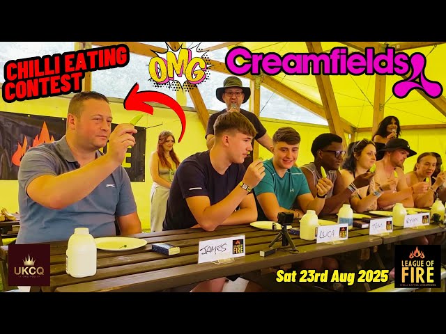 Could You Survive this Chilli Eating Contest? Creamfields 2025