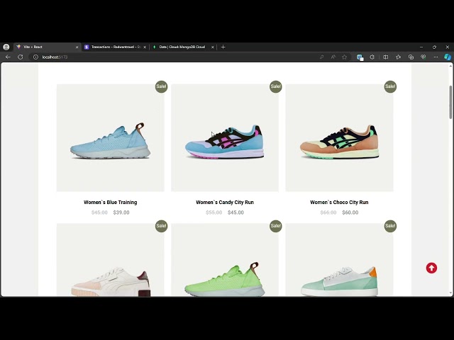 Full Stack E-Commerce Website using React and Node.js (Express)