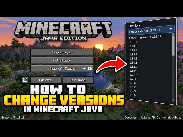 How to Change Versions in Minecraft Java