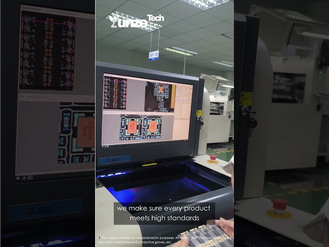 YUNZE mSATA Quality Inspection Process | AIO & Manual Testing