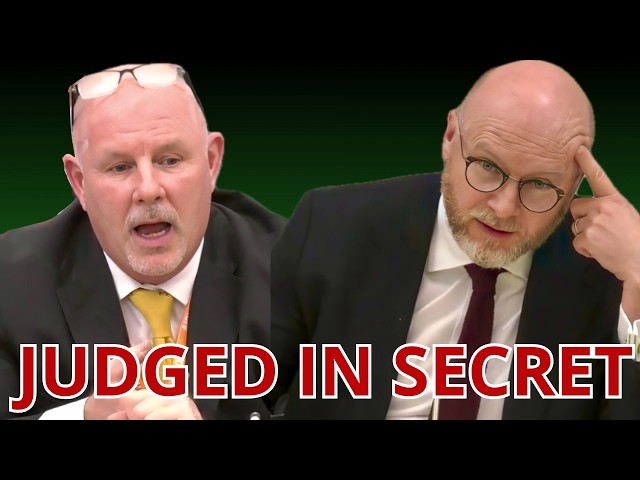 230 PEOPLE JUDGED IN SECRET — "that sentence TERRIFIES me," says the Chair