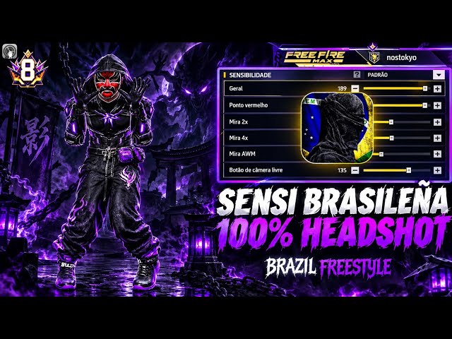 Free Fire Headshot Settings 2026 ⚡ Best Sensitivity Settings ⚙️ | Sensitivity + HUD Settings Free...