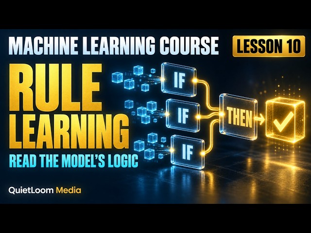 Rule Learning: Readable Predictions & Their Mistakes | ML Lesson 10
