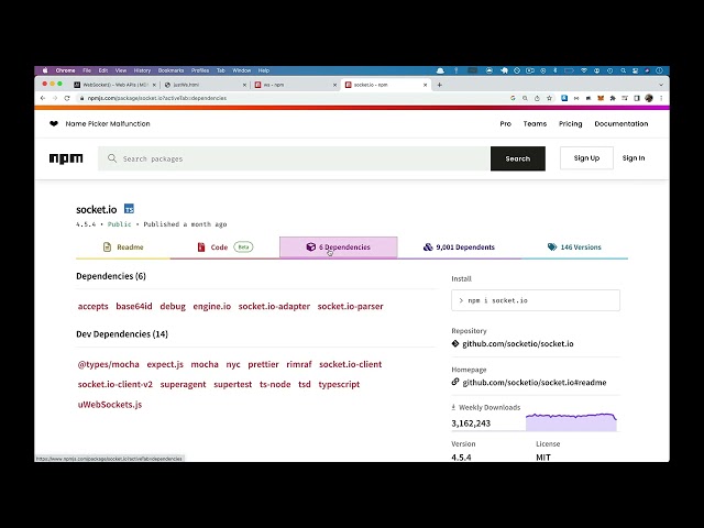 A short overview of coding native websockets - socket.io #6