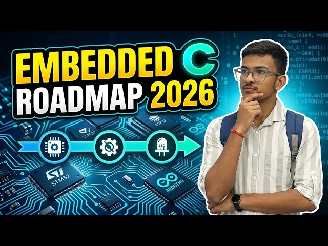Ultimate Roadmap of Embedded systems🔥(2026) Part-1 || How Much C You REALLY Need for Embedded System