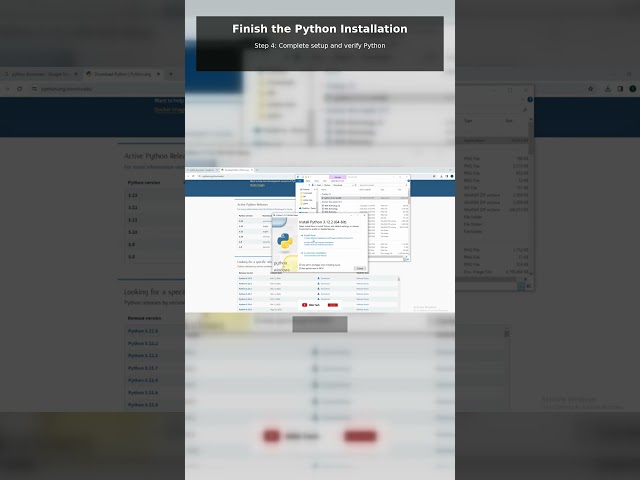 How to Install Python on Windows – Final Step ✅ #shorts