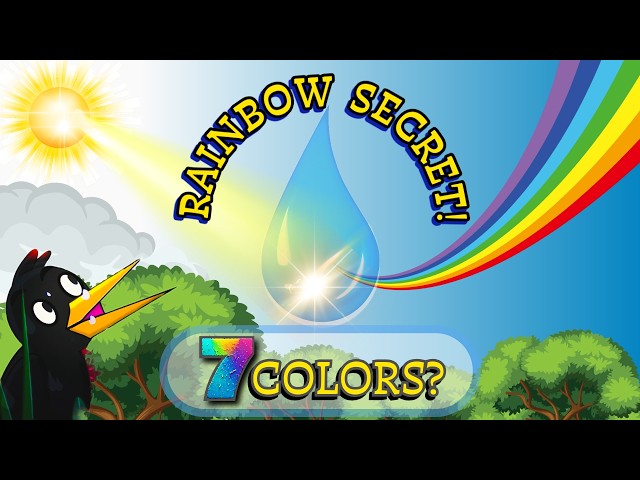 “How Sunlight Becomes a Rainbow 🌈 | Fun Science for Kids (VIBGYOR Explained!)”