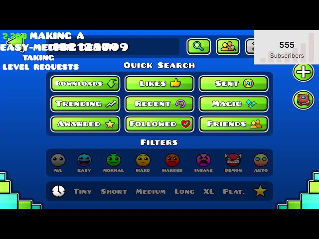 Making An Easy-Medium Demon| Geometry Dash 2.208 Is Here! | LIVE |LEVEL REQUESTS ALLOWED |