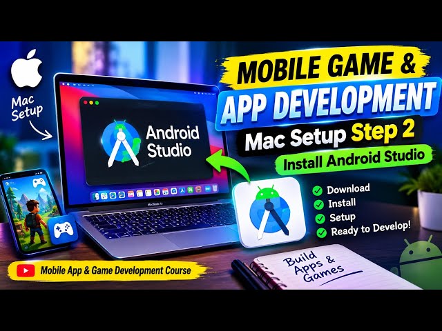 Mobile Game & App Development | Mac Setup Step 2 – Install Android Studio