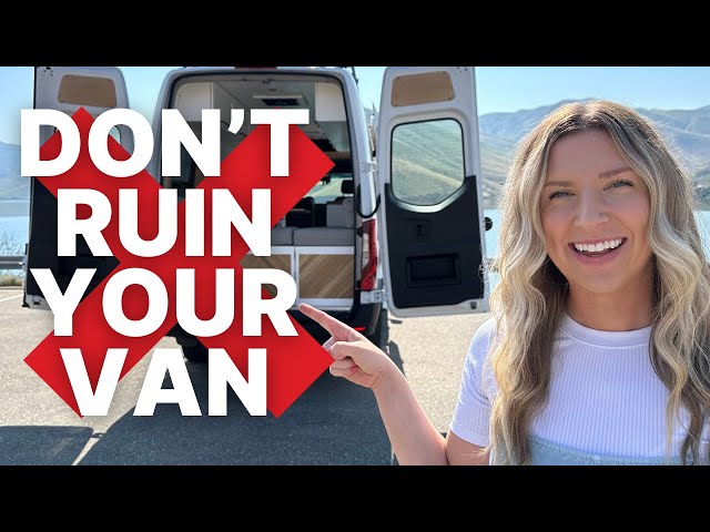 This ONE Mistake Can Ruin Your Van Life Cabinetry 😱