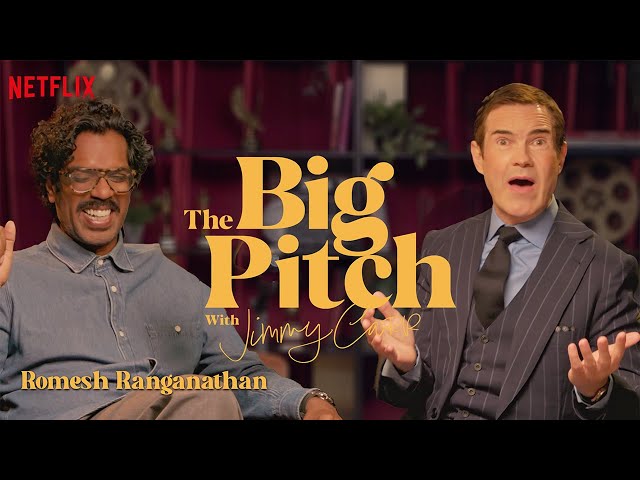 BRB Crying at Romesh Ranganathan's Netflix Movie Pitch | The Big Pitch with Jimmy Carr