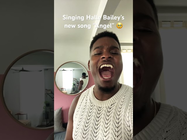 Halle Bailey’s new song “Angel” is amazing 🕊️❤️ #hallebailey #angel #halle #cover #singer #shorts