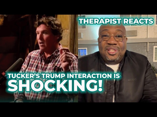 Therapist Reacts to Tucker Carlson’s Shocking Interaction with TRUMP!