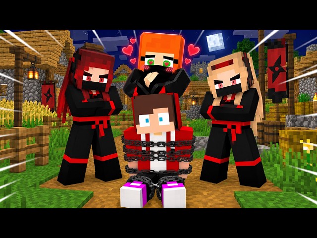 JJ Was Kidnapped by Ninja Girls in Minecraft !