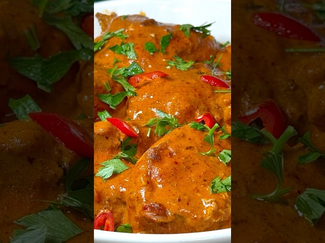 Creamy Peri Peri Chicken | #periperichicken #spicychickenrecipe #creamychickencurry #shortvideo