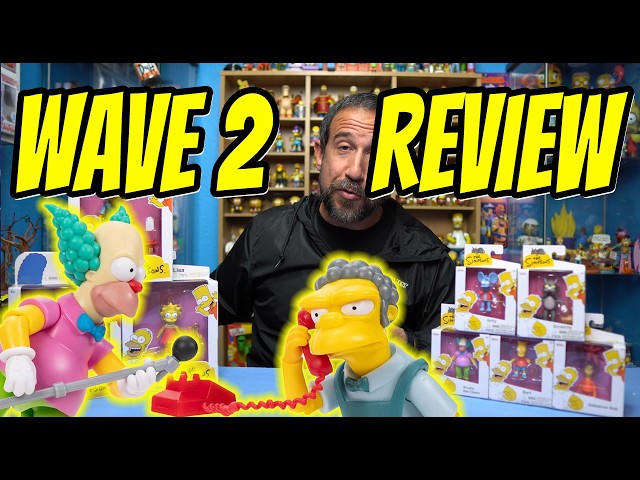 The Simpsons JAKKS Pacific Wave 2 review. IN HAND!