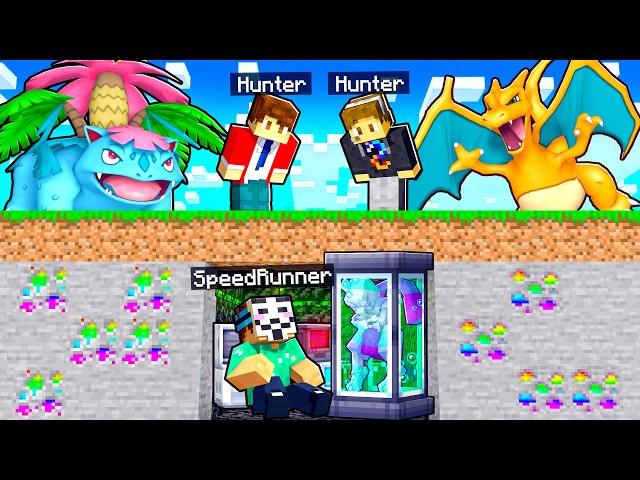 HACKER vs HUNTERS Pixelmon MANHUNT In Minecraft! (Pokémon Mod)