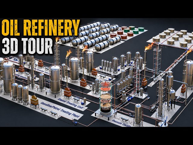 How Oil Refinery Works: From Crude Oil To Petrol, Diesel And LPG