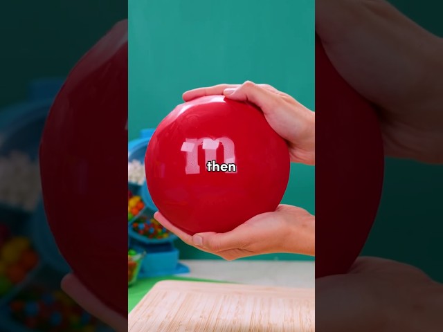 This giant M&M almost went WRONG!